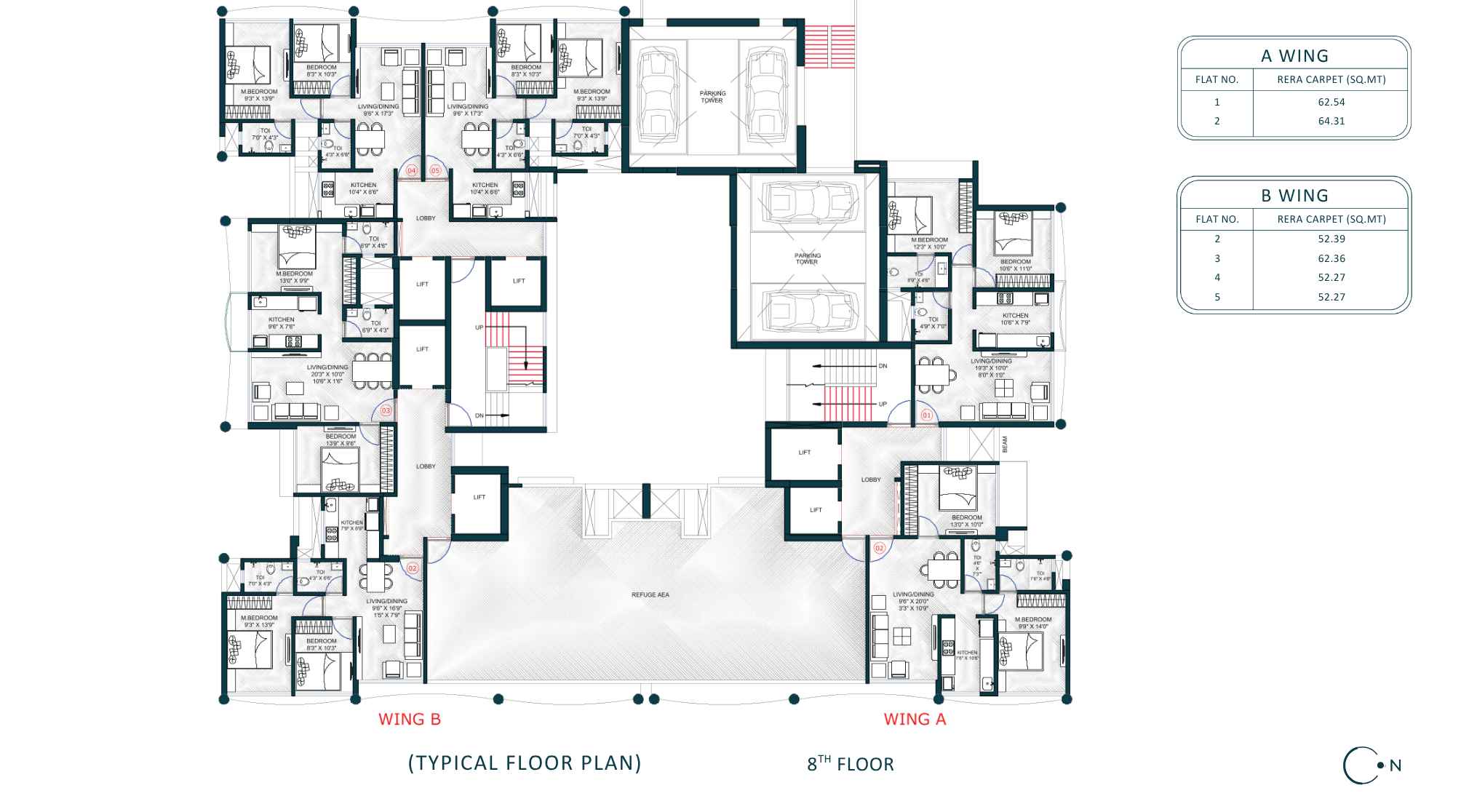 Evana-By-Geecee-8th-Typical-floorplan