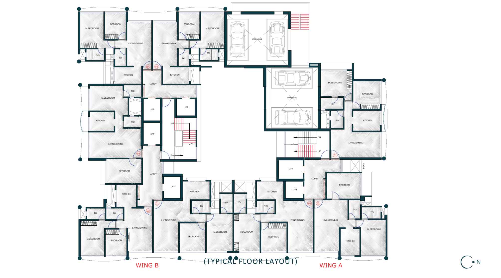 Evana-By-Geecee-Typical-floor-layout